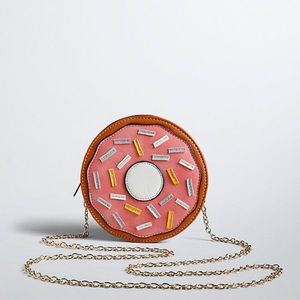 Cross body doughnut purse